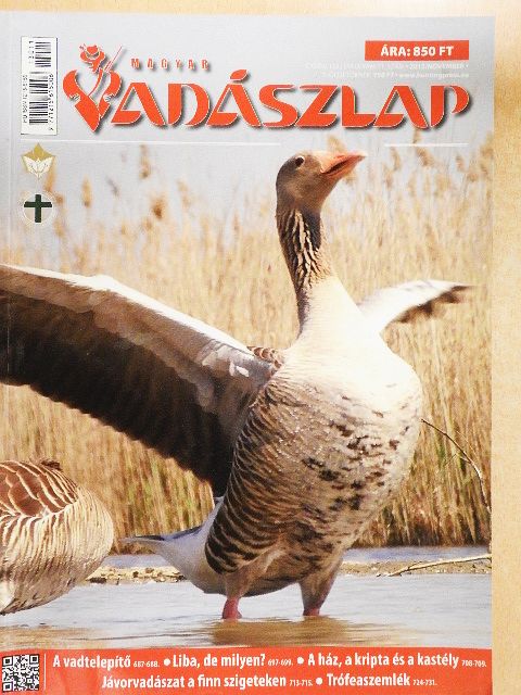 Földvári Attila - Magyar Vadászlap 2013. november [antikvár]