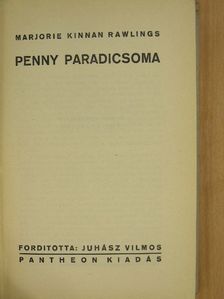 Marjorie Kinnan Rawlings - Penny paradicsoma [antikvár]