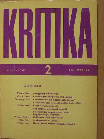 A. E. Baconsky - Kritika 1966. február [antikvár]