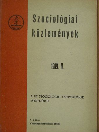 Sas Judit - Szociológiai közlemények 1969/II. [antikvár]
