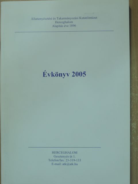 Évkönyv 2005 [antikvár]