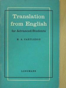 D. H. Lawrence - Translation from English for Advanced Students [antikvár]