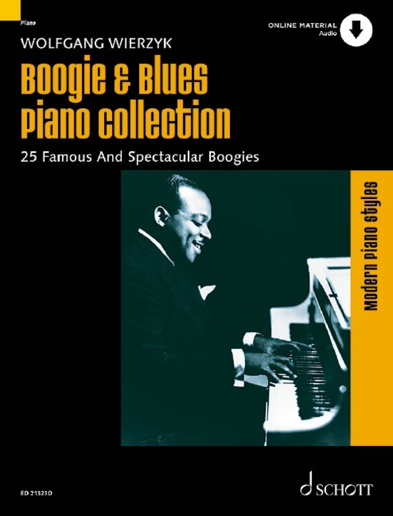 BOOGIE & BLUES PIANO COLLECTION.25 FAMOUS AND SPECTACULAR BOOGIES (W. WIERZYK),ONLINE MATERIAL AUDIO