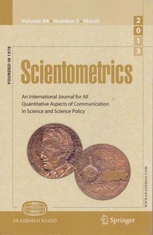 T. Braun - Scientometrics March 2013 (number 3) [antikvár]