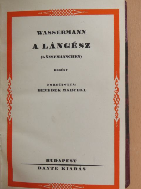 Wassermann - A lángész [antikvár]