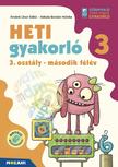 MS-1136 - Heti gyakorló 3. osztály II. félév - Matematika, magyar és környezetismeret feladatok