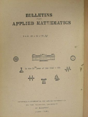 Dr. Fazekas F. - Bulletins for Applied Mathematics BAM 28-29/78 (X) [antikvár]