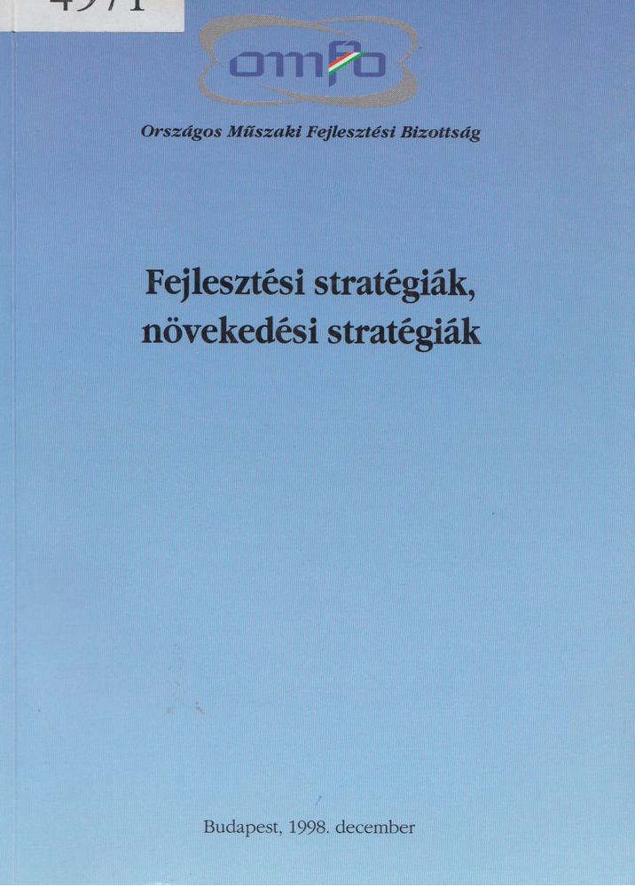 Mosoniné Fried Judit - Fejlesztési stratégiák, növekedési stratégiák [antikvár]