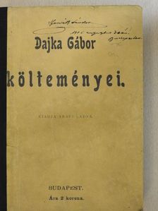 Dayka Gábor - Dayka Gábor költeményei [antikvár]