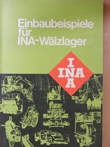 Einbaubeispiele für INA-Wälzlager [antikvár]