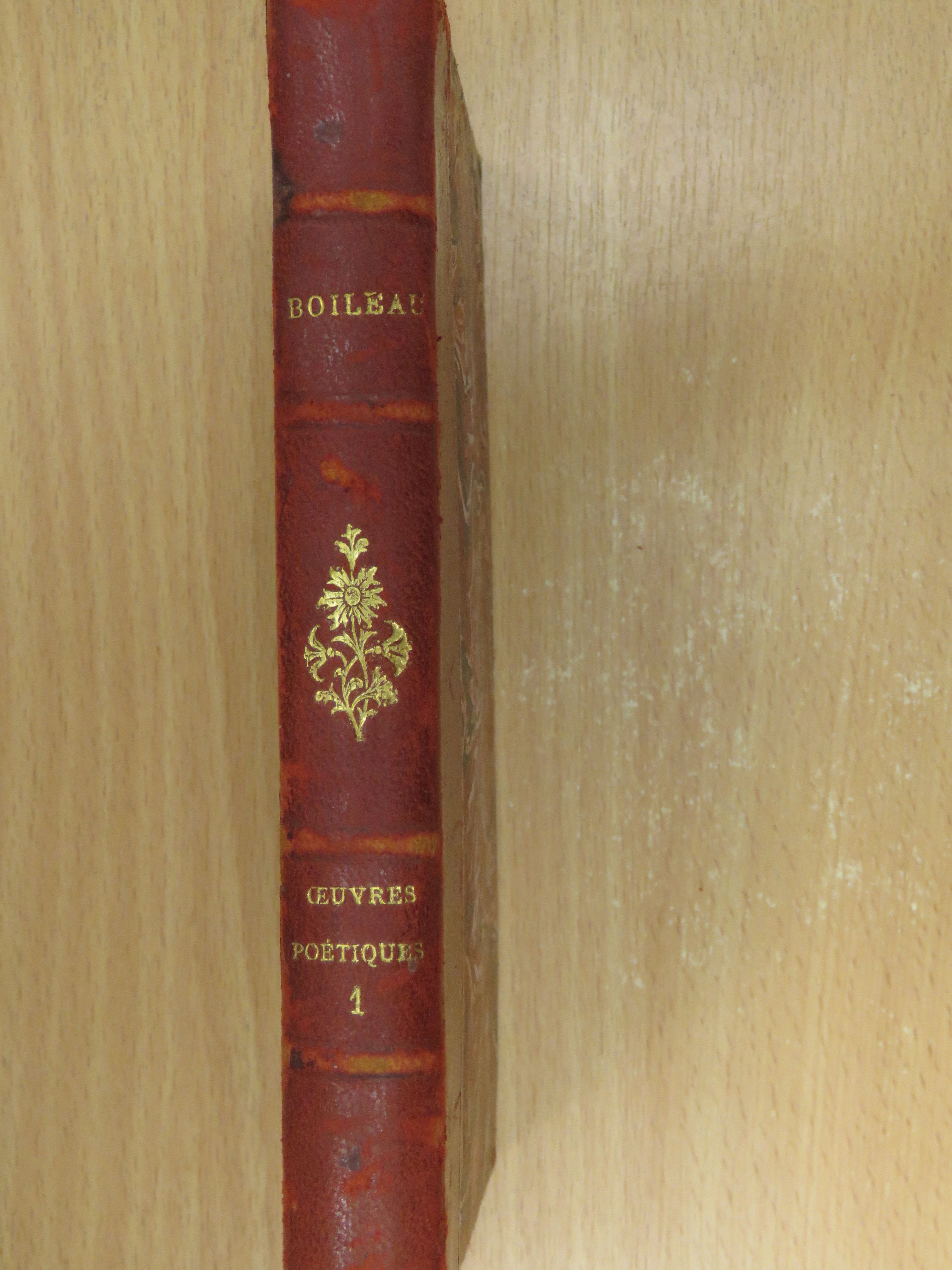 Nicolas Boileau - Oeuvres poétiques de N. Boileau I. (töredék) [antikvár]