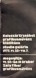 Koleszár Erzsébet grafikusművész kiállítása [antikvár]