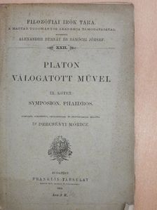 Platon - Platon válogatott művei III. [antikvár]