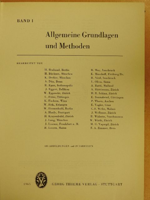 H. Braband - Allgemeine Grundlagen und Methoden [antikvár]