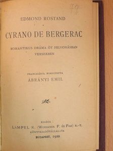 Edmond Rostand - Cyrano de Bergerac [antikvár]