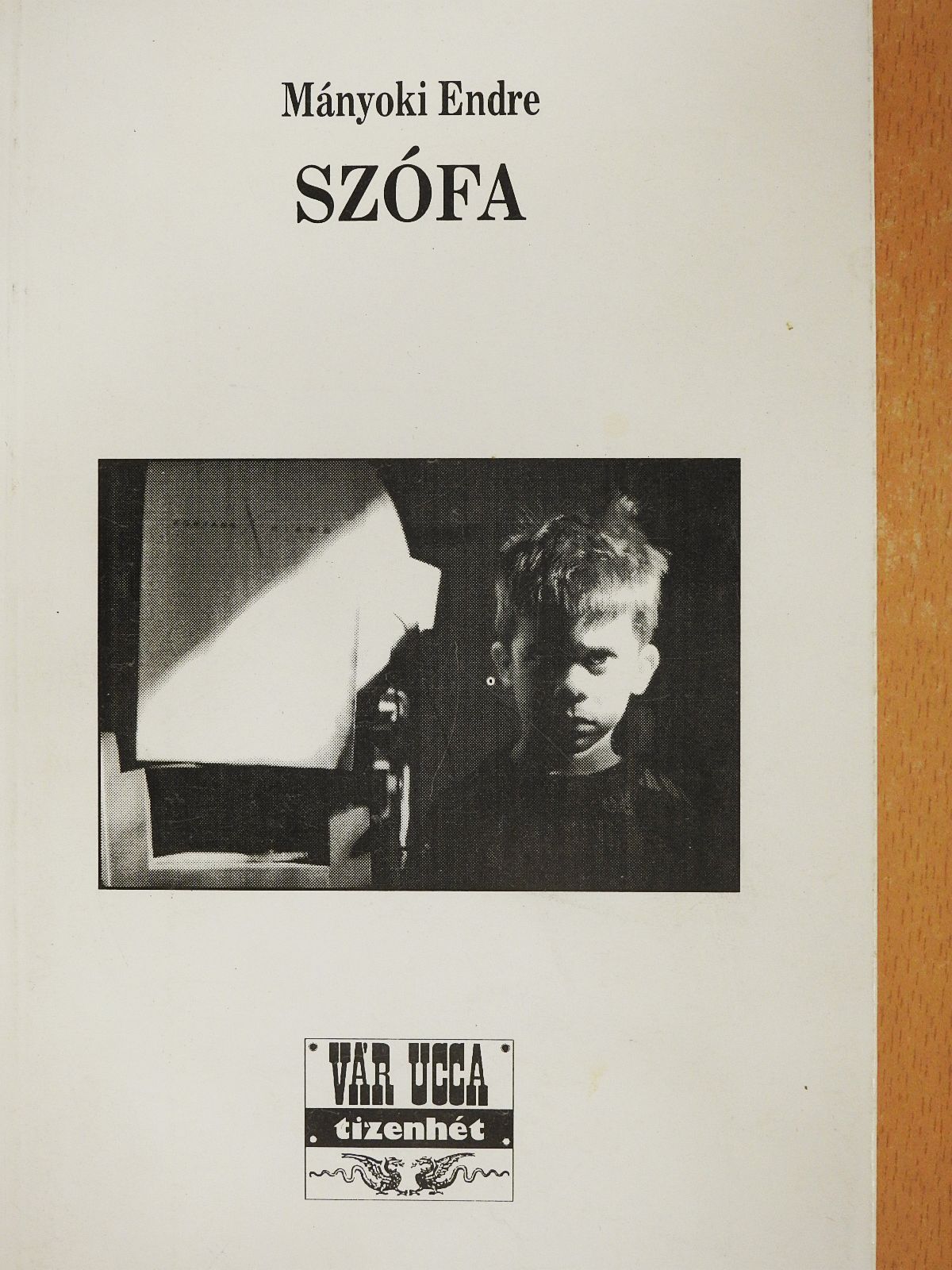 Mányoki Endre - Szófa (dedikált példány) [antikvár]