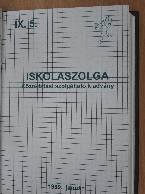 Iskolaszolga 1998. szeptember - 1999. június [antikvár]