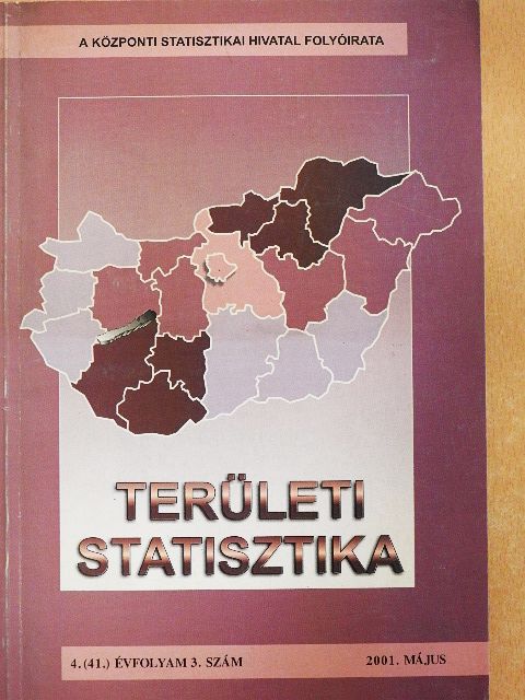 Bottlik Zsolt - Területi Statisztika 2001. május [antikvár]