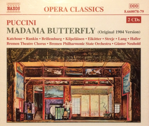 Puccini - MADAMA BUTTERFLY 2CD NEUHOLD