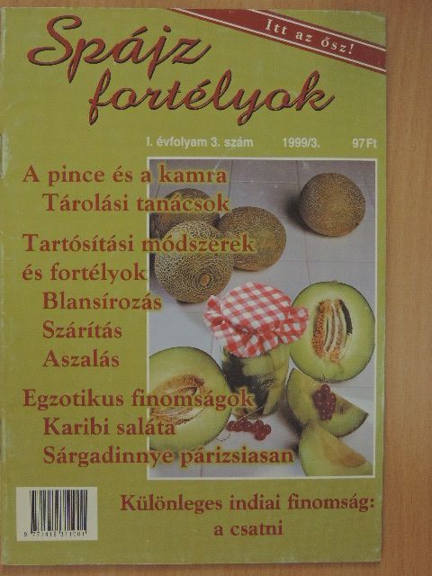 Szepesi Dóra - Spájz Fortélyok 1999/3. [antikvár]