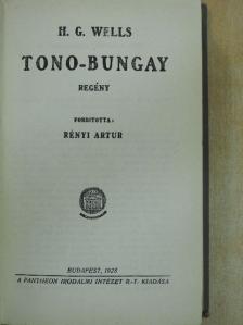 H. G. Wells - Tono-Bungay [antikvár]