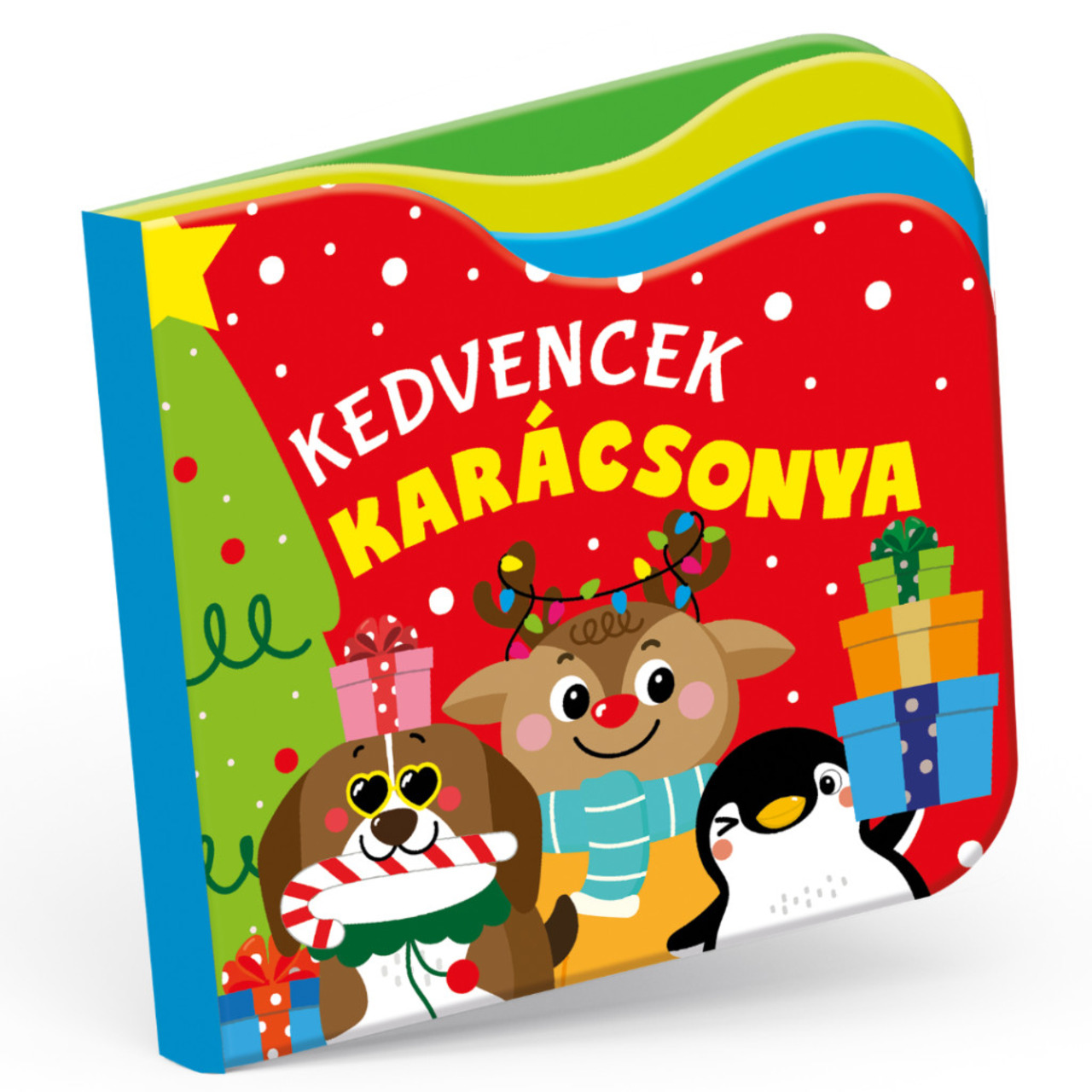 Kedvencek karácsonya fürdőskönyv vidám hullámokkal