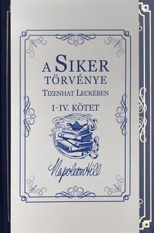 Napoleon Hill - A Siker Törvénye Tizenhat Leckében - Négy kötetes díszkiadás