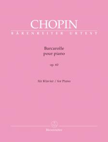 BARCAROLLE POUR PIANO OP.60 FÜR KLAVIER