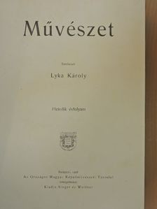 Művészet 1908-1909. (nem teljes évfolyamok) [antikvár]