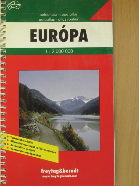 Európa autóatlasz [antikvár]