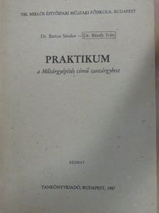 Dr. Bándy Iván - Praktikum a Műtárgyépítés című tantárgyhoz [antikvár]
