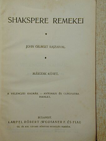 Shakespeare - Shakspere remekei II. [antikvár]