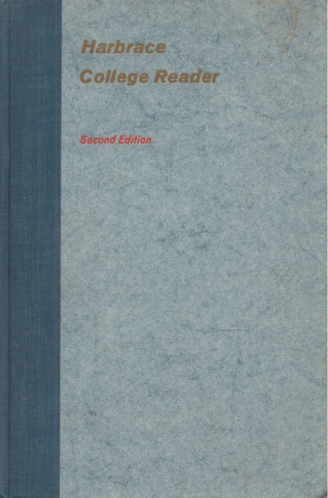 Mark Schorer, Philip Durham, Everett L. Jones - Harbrace College Reader [antikvár]
