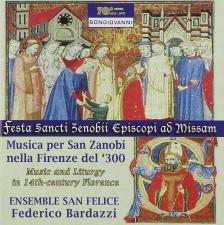 MUSICA PER SAN ZANOBI NELLA FIRENZE DEL '300 CD FEDERICO BARDAZZI