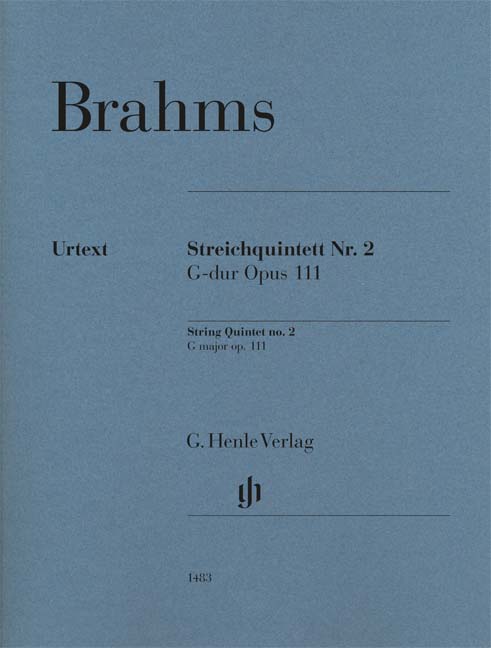 BRAHMS... - STREICHQUINTETT NR.2 G-DUR OP.111 - STIMMEN