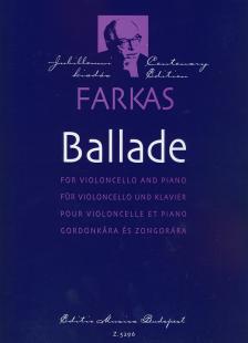 Farkas Ferenc - BALLADE GORDONKÁRA ÉS ZONGORÁRA