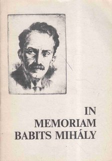 VADAS FERENC - In Memoriam Babits Mihály [antikvár]