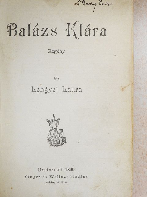 Lengyel Laura - Balázs Klára [antikvár]