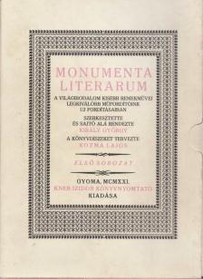 KIRÁLY GYÖRGY - Monumenta Literarum I. [antikvár]