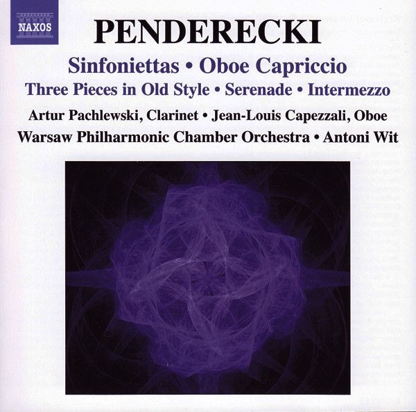 PENDERECKI - SINFONIETTAS - OBOE CAPRICCIO CD PACHLEWSKI, CAPEZZALI, WIT
