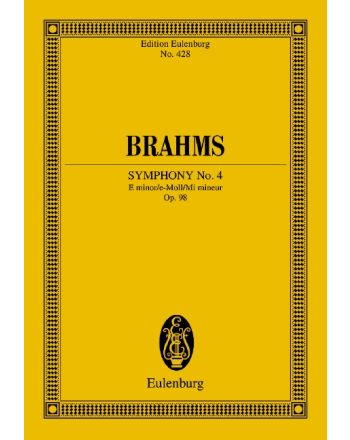 BRAHMS... - SYMPHONY NO.4 E MINOR OP.98 POCKET SCORE