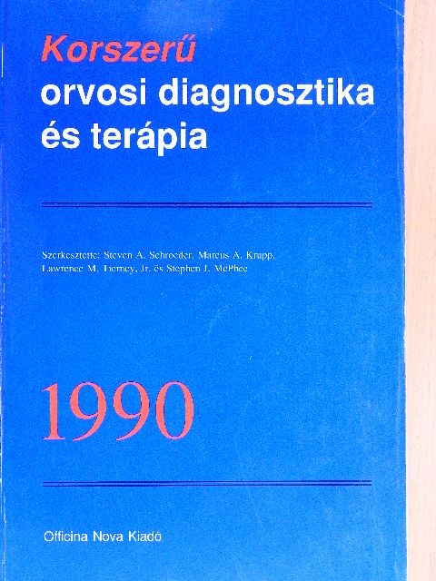Korszerű orvosi diagnosztika és terápia 1990. [antikvár]