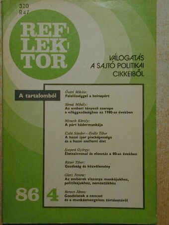 Andorka Rudolf - Reflektor 1986/4 [antikvár]