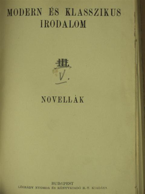 Berkes Imre - Modern és klasszikus irodalom III. [antikvár]