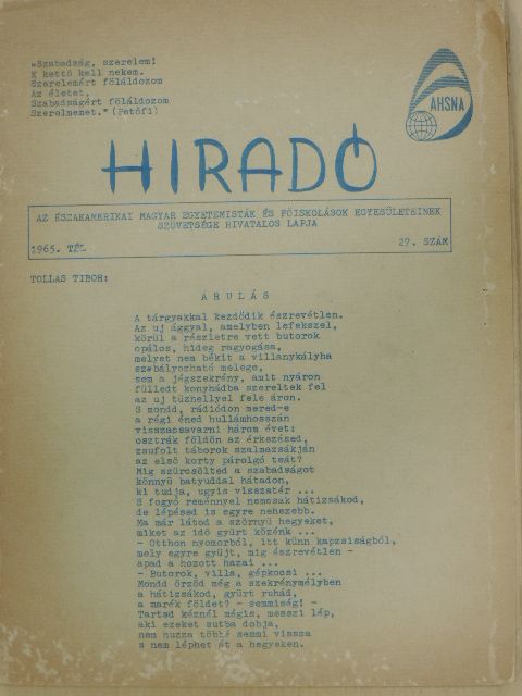 Bencze Miklós - Hiradó 1965. tél [antikvár]