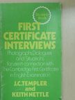 J. C. Templer - First Certificate Interviews - Students Book [antikvár]
