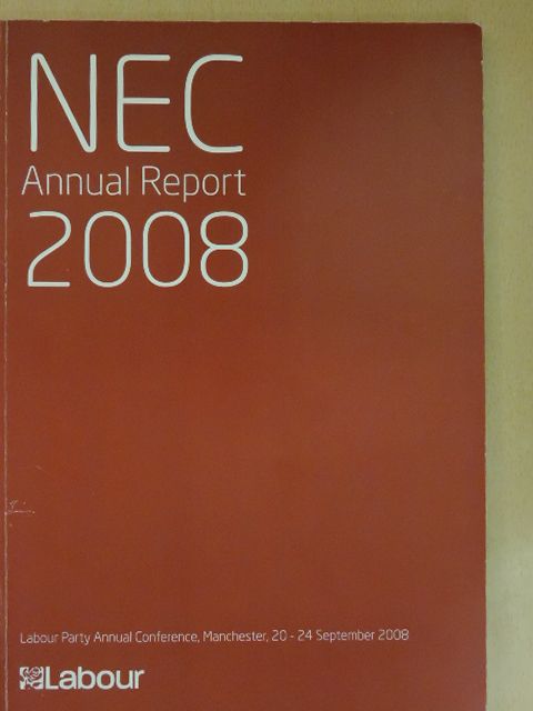 NEC Annual Report 2008 [antikvár]