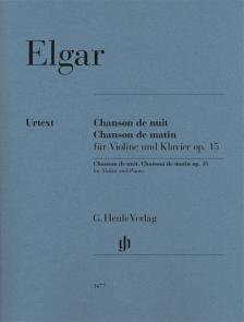 ELGAR - CHANSON DE NUIT FÜR VIOLINE UND KLAVIER OP.15