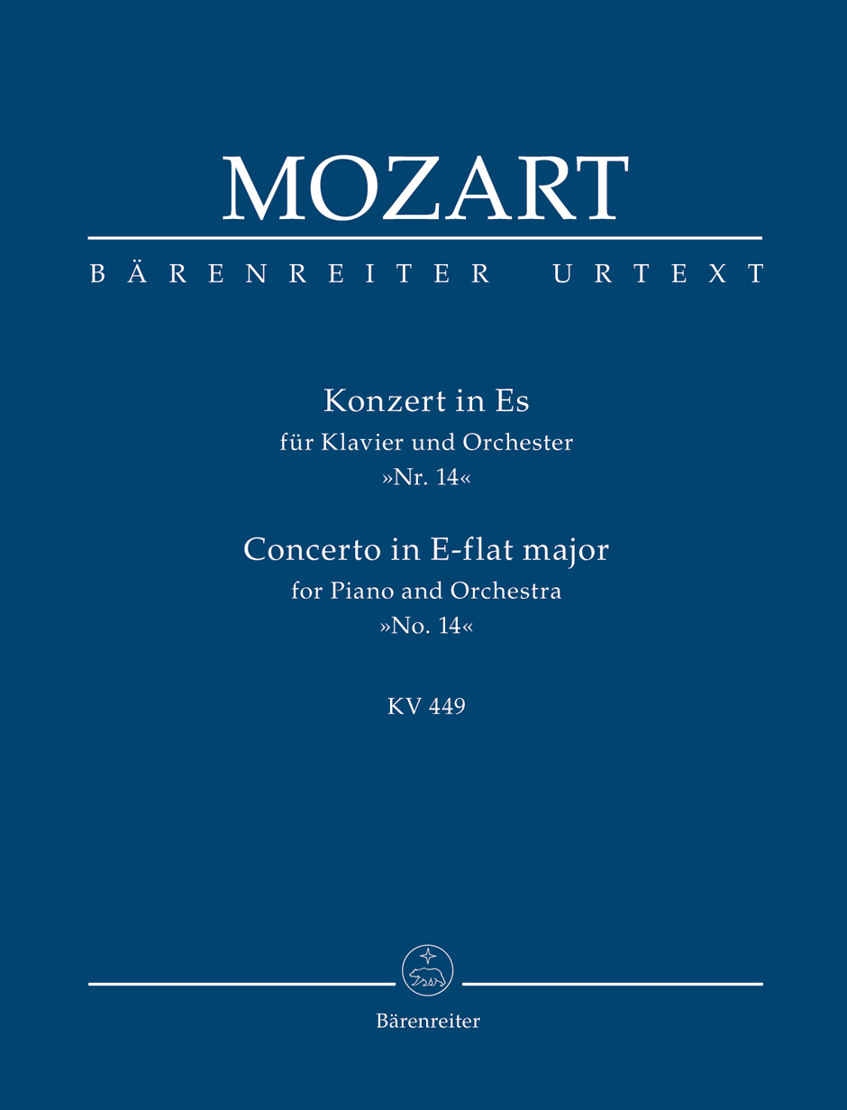 MOZART, W,A, - KONZERT IN ES FÜR KLAVIER UND ORCHESTER KV 449 TASCHENPARTITUR URTEXT