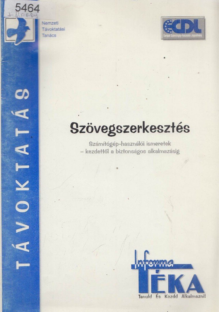VIDA GÁBOR - Szövegszerkesztés [antikvár]